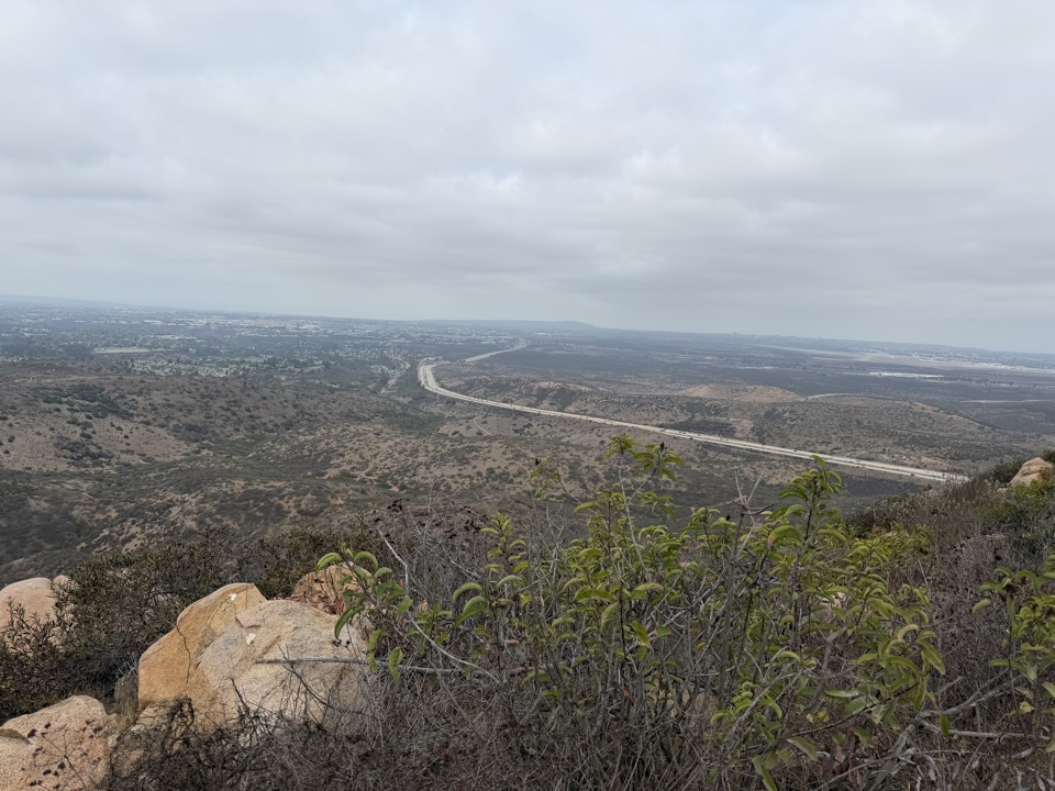 The view from the Fortuna ridge
