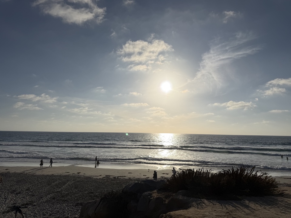 Sunset over the Pacific